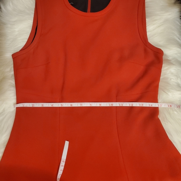 Judith & Charles Red Pleated Dress - Picture 8 of 9